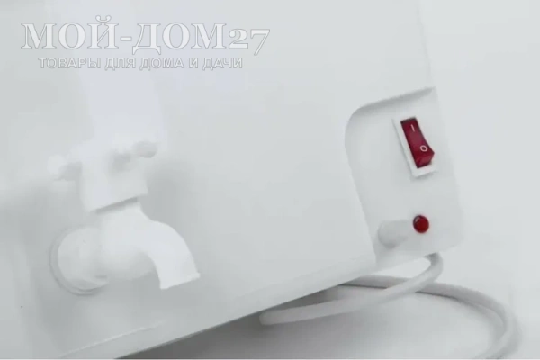 Водонагреватель пластиковый для дачи ЭлБЭТ ЭВБО 22 л. | Мой-Дом27 | Объём: 22 л, полезный объём: 19 л.<br>
 Номинальная мощность - 1,25 кВт<br>
 Номинальное напряжение - 220 В<br>